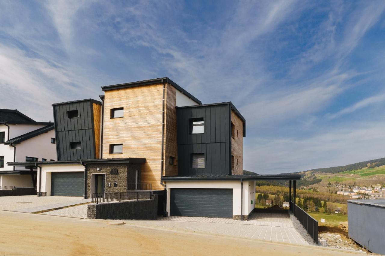 Loučná pod Klínovcem Apartment Bella Vista By Mountain Ways מראה חיצוני תמונה